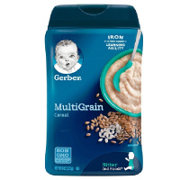 Gerber 嘉宝 婴幼儿辅食米粉 混合谷物 二段 6个月以上 227g 美国直采