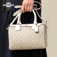 【美国苏宁直采】COACH 蔻驰 迷你波士顿包 Mini Bennett百搭C纹女包 37480 36702 58312