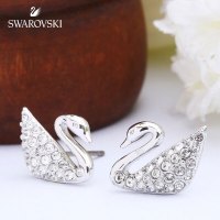 SWAROVSKI/施华洛世奇 Swan Mini 经典天鹅耳钉
