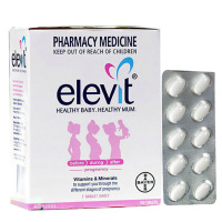 Elevit/爱乐维 孕妇维生素营养片叶酸片 100片 澳洲进口