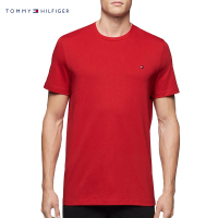 【美国苏宁直采】 Tommy Hilfiger 汤米希尔费格 09T3139 男士纯棉圆领旗子图标短袖T恤