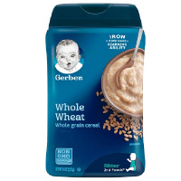 Gerber 嘉宝 婴幼儿辅食米粉 全麦谷物 二段 6个月以上 227g 美国直采