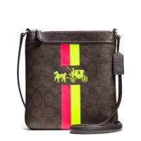 蔻驰(COACH)LOGO图案/马车标志单肩斜挎包女包 海外直邮