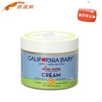 美国CaliforniaBaby加州宝宝芦荟面霜抗菌舒缓擦伤湿疹婴儿面霜