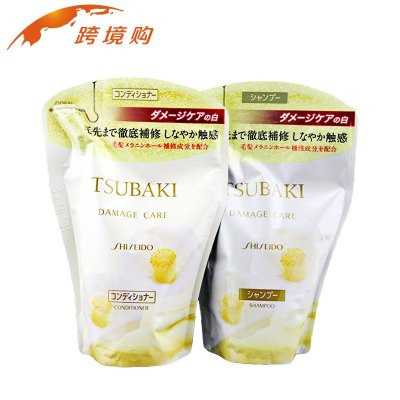 资生堂丝蓓绮白椿炫魅系列Tsubaki洗发水/护发素 替换装400ml