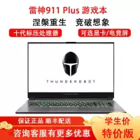 雷神 911Plus 17.3英寸游戏本 笔记本电脑 (十代i5-10200H 16G内存 512G固态 GTX1650/4G)定制版