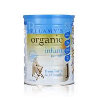 澳洲贝拉米奶粉Bellamy's 1段(0-12个月)900g(贝拉米1段)(海外进口)