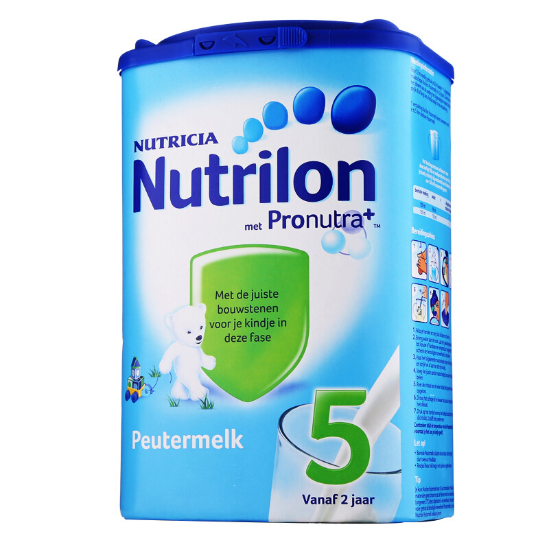 [特惠]荷兰牛栏Nutrilon5段奶粉2岁以上800g 原装进口婴幼儿奶粉 诺优能五段奶粉