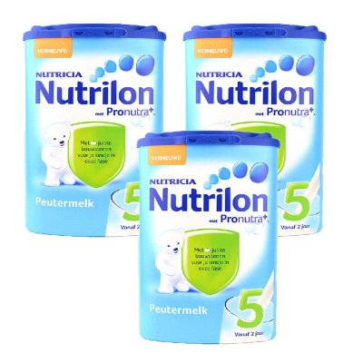 [3罐装]荷兰牛栏Nutrilon5段奶粉2岁以上800g 原装进口婴幼儿奶粉 诺优能五段奶粉
