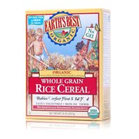 Earth's Best世界最 好有机高铁混合谷物米粉婴儿米糊 世界最 好 1段有机大米米粉糊227g