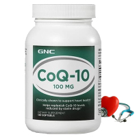 gnc健安喜辅酶Q10软胶囊正品COQ-10 100mg 保护心脏