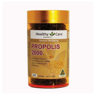 保税区直发 澳大利亚Healthy Care Propolis 蜂胶软胶囊2000mg 200粒