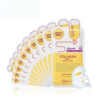 Clinie/可莱丝 韩国可莱丝胶原蛋白补水亮肤面膜10片/盒