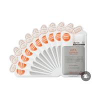 Clinie/可莱丝 韩国原装美迪惠尔维生素针剂补水面膜 保湿补水提亮肤色 10片/盒