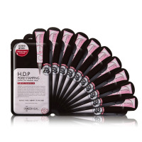 Clinie/可莱丝 韩国可莱丝HDP新生弹力木炭矿物黑面膜 25ml*10片/盒以黑吸黑洁净补水