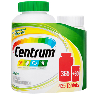 Centrum 善存 家庭装成年专用复合维生素片 365+60粒/瓶 全家一起吃