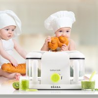2016款法国beaba辅食机 babycook Duo plus宝宝食物研磨器蒸煮搅拌一体机