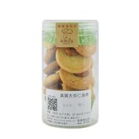 爱德面包坊美味爱心公益 美国大杏仁曲奇饼干无添加纯手工孕妇儿童可食用健康零食进店必吃款！