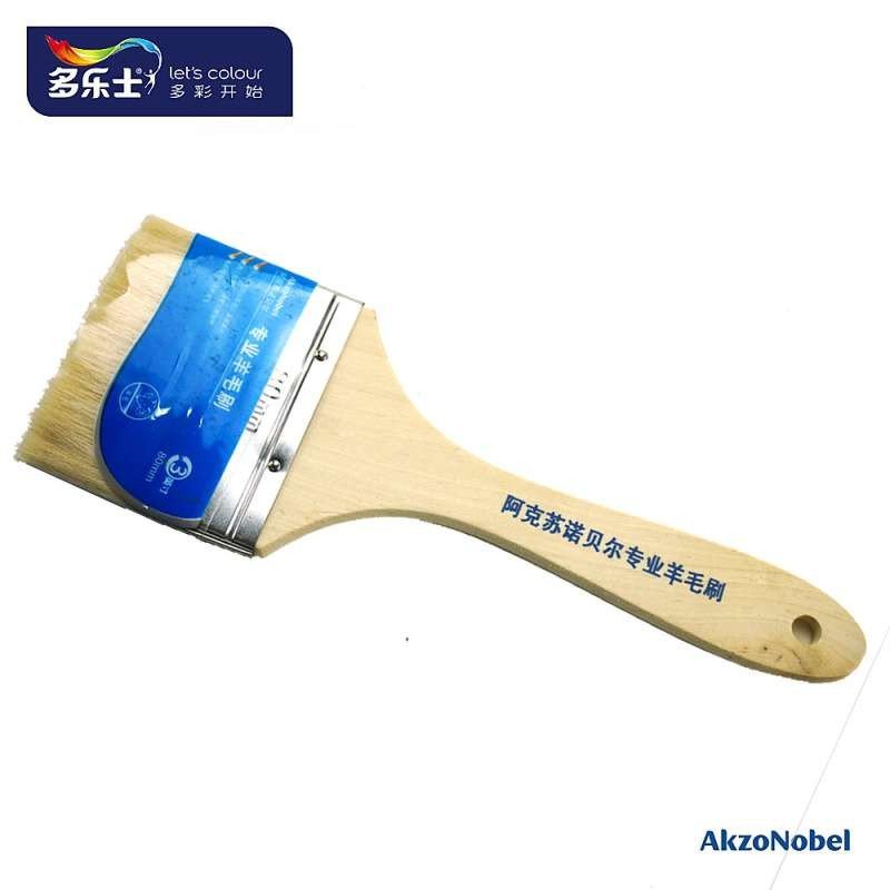 多乐士(DULUX) 辅助工具 多乐士4英寸精品羊毛刷 专业油漆/涂料涂刷工具