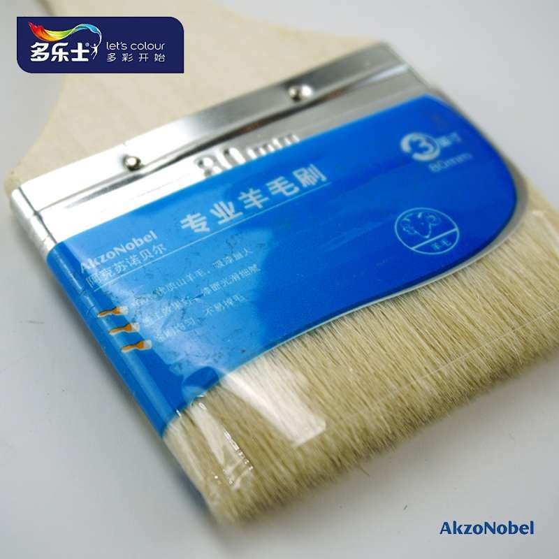 多乐士(DULUX) 辅助工具 多乐士4英寸精品羊毛刷 专业油漆/涂料涂刷工具