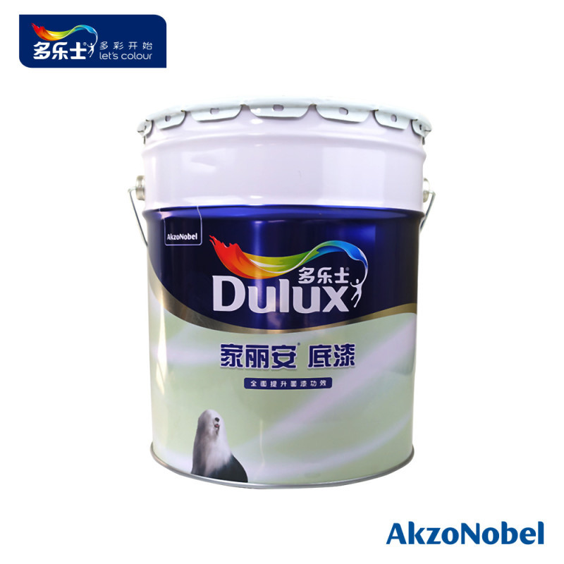 多乐士(DULUX) 内墙乳胶漆底漆 家丽安净味120抗碱底漆优质18L大桶家装墙面漆底漆 防潮抗裂多乐士底漆