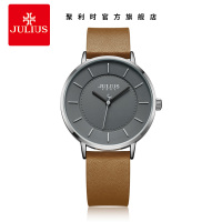 聚利时旗舰店新品时尚潮流大表盘防水皮带女表男表中性表JA-998