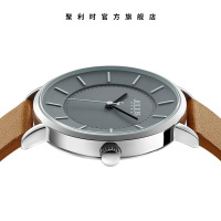 聚利时旗舰店新品时尚潮流大表盘防水皮带女表男表中性表JA-998