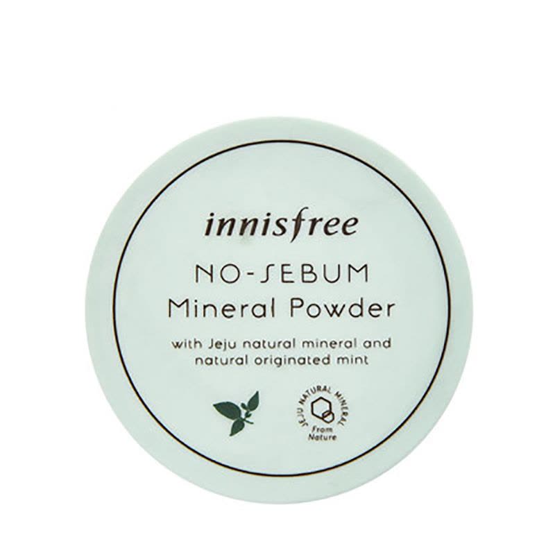 innisfree 悦诗风吟控油薄荷矿物质散粉遮瑕保湿各种肤质5g 蜜粉饼粉底定妆白色系彩妆图片