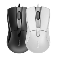 雷柏N19有线办公鼠标 台式机 笔记本鼠标