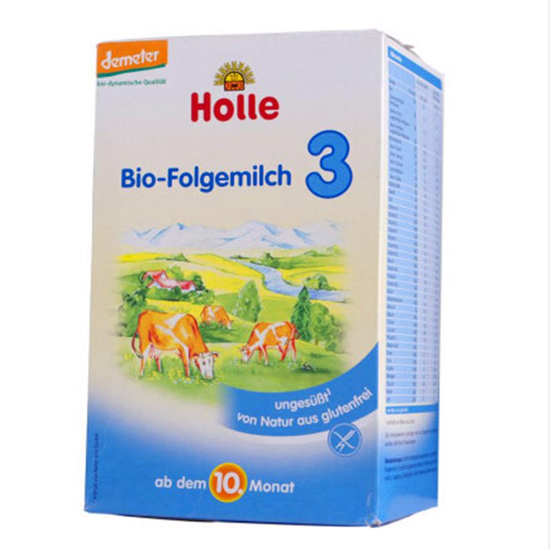 原装进口德国凯莉泓乐Holle婴幼儿有机配方奶粉3段适合10-12个月600g/每盒