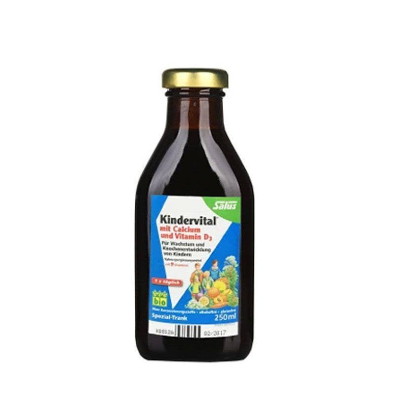 德国原装进口铁元(Floradix iron)瓶装 salus艾儿口蓝铁元儿童有机果蔬维生素250ML 适合6个月以上图片