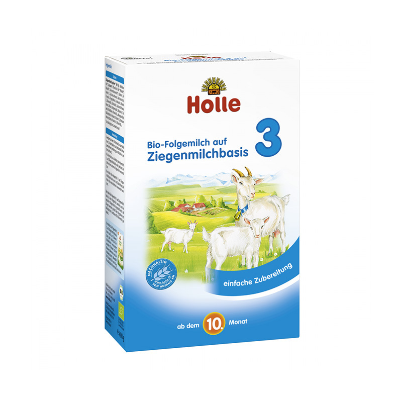 进口德国原装Holle凯莉泓乐BIO婴幼儿有机羊奶粉3段400g10-12个月;1-2岁