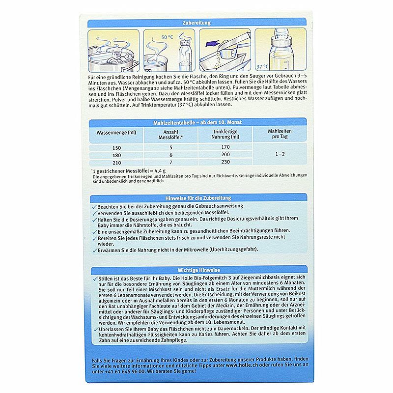 进口德国原装Holle凯莉泓乐BIO婴幼儿有机羊奶粉3段400g10-12个月;1-2岁图片