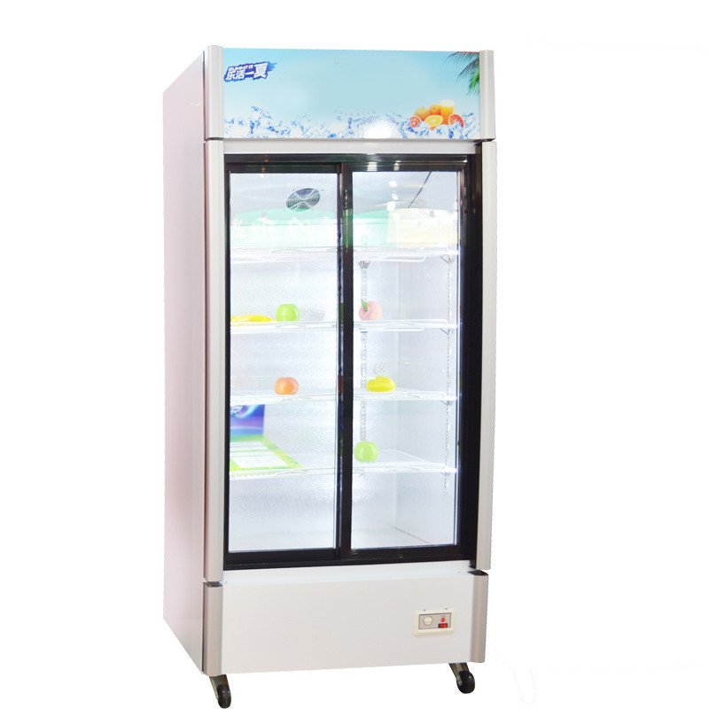 首厨 518L移门款 立式商用陈列柜 冷藏保鲜柜饮料啤酒展示柜冰箱玻璃移门冷藏展示柜