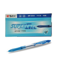 晨光 0.38mm灵智中性笔 GP1212 蓝色 12支装