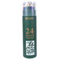 晨光文具彩色铅笔绘画涂鸦铅笔木杆桶装套装24色安全无毒AWP34305 秘密花园专用