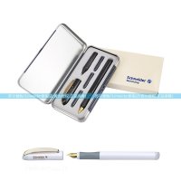 Schneider施耐德Glam Gold金色年华23K镀金钢笔F尖0.5mm办公学习练字高档钢笔 旗舰店正品