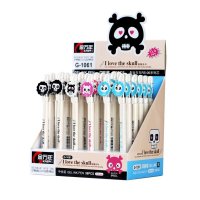 金万年 G-1061 卡通骷髅头学生中性笔 36支/盒
