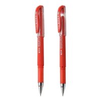 金万年 阅卷专用红色橡胶杆中性笔 1245/1247 12支/盒