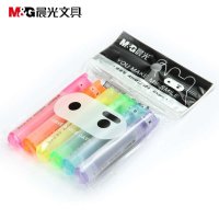 晨光AHM22504 日韩国可爱创意文具 忍者荧光笔6支套装 单头标记笔 学生用品 文具批发 原装正品 彩笔