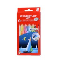 施德楼(STAEDTLER) LUNA 12色 水溶 彩色铅笔 彩铅 137 10 C12 秘密花园专用