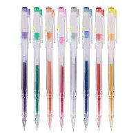 金万年 中性笔 G-1134 水晶头闪光8色套装 0.8mm 全针管