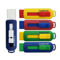 施德楼(STAEDTLER) 彩色可推式橡皮 525 PS1S 环保健康不含PVC 单支装（颜色随机发货）