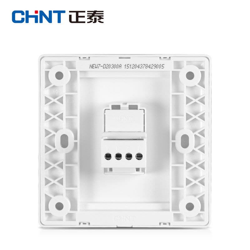 正泰电工 墙壁开关插座 NEW7D 电话插座面板 电话插座 弱电插座图片