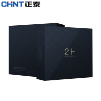 正泰(CHNT)电工86型开关插座 高端无边框大面板NEW2H香槟金PVC材质电源插座面板