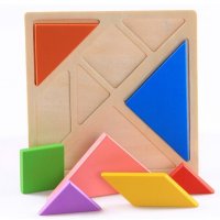 1-3-4-5-6岁 儿童玩具 七巧板 七巧拼板益智玩具 彩色拼图玩具益智拼图玩具