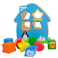 AC智力盒宝宝婴儿童几何形状数字配对智力屋盒益智早教认知玩具1-2-3周岁