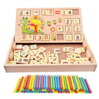 多功能数学运算学习盒1-2-3周岁婴儿幼儿宝宝儿童益智早教玩具木