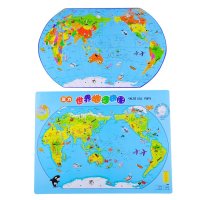 小硕士磁性世界地图拼图