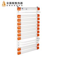 金旗舰暖气片 铜铝复合单层带杆800mm系列背篓暖气片 家用暖气片散热器 水暖取暖片散热片